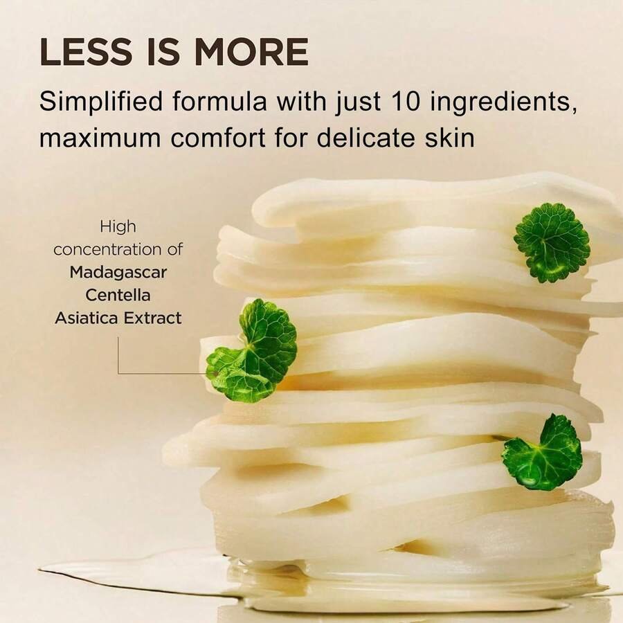 مجموعة العناية بالبشرة من Madagascar Centella Asiatica مكونة من قطعتين - سيروم + وسادات قطنية مهدئة سريعة - صندوق هدايا العناية الأساسية بالبشرة، هدية للنساء - Image 5